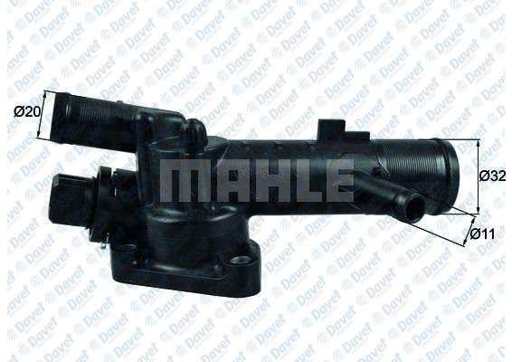 MAHLE TI21583 Termostat (83c) Contali Duster-Logan-Sandero-Kubistar-Clio Ii-Symbol 1.5dci 05->